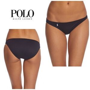 Polo black bikini bottoms. NWT